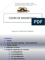 Coursde Magnétisme L3 M1 Geo 21