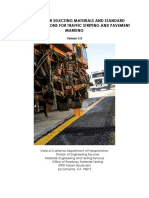 Guidelines For Selecting Materials and Standard Special Provisions For Traffic Striping and Pavement Marking