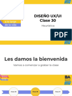 Diseño Ux/Ui Clase 30: Heurística