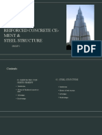 Reiforced Concrete Ce-Ment & Steel Structure: Group 2