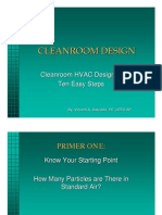 Clean Room Design Ten Easy Steps