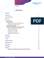 Financial Ratios: E Ciency: Lesson 2.4