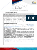 Guía de Actividades y Rúbrica de Evaluación - Unidad 2 - Task 3 - All Around Me