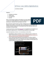 Usar BQ Verne Como Tableta Digitalizadora