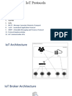 Outline: 1. Iot Architecture 2. Iot Protocol Stack