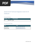 Section-43-SF Technical-Integration Center For SF Outbound