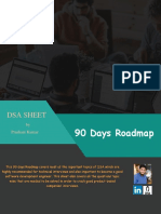 90 Days Roadmap: Dsa Sheet