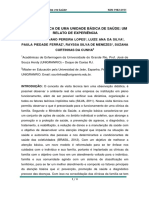 A Visita Técnica de Uma Unidade Básica de Saúde - Um Relato de Experiência