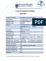 2nd Sem IT-E Course Syllabus - Ad38d4e76a943d73653f72a5c239193