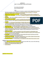 Chapter 2: Accounting Concepts and Principles