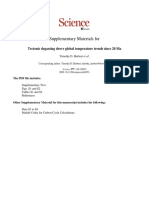 Supplementary Materials For: Tectonic Degassing Drove Global Temperature Trends Since 20 Ma