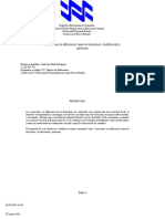 Ecuaciones en Diferencia, Toma de Decisiones, Clasificación y Partición