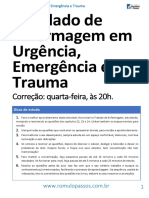 Simulado de Urgencia Emergencia e Trauma