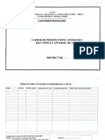 Cahier de Prospections Entretien Des Voies Et Appareil de Voie