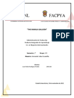 "The Manila Galleon": Administración de Producción Producto Integrador de Aprendizaje Lic. en Negocios Internacionales