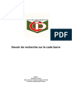 Devoir de Recherche Sur Le Code Barre