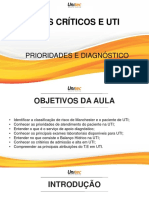 Pacientes Críticos E Uti: Prioridades E Diagnóstico