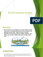 Environmental Studies: - Shaik Touseef