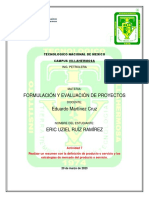 Acividad 7 - Resumen - Formulacion y Evaluacion