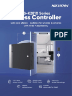 Flyer - Access Controller DS K2810 Series