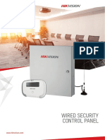 The Brochure of Wired Security Control Panel