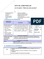 Sesión de Aprendizaje: Leemos Un Texto Descriptivo "Olinda Una Niña Que Pinta"