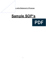 Sample: SOP's