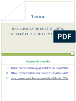 Reacciones de Sustitución Nucleófila y Eliminación