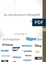 An Introduction To Mongodb: Rácz Gábor