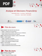 Analyse Et Décisions Financières