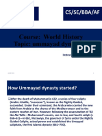 Lecture No 12 Ummayad Dynasty Part 1