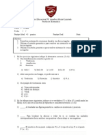 Prueba N° 1 Transformaciones Isometricas