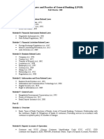 Syllabus Banking Diploma, IBB 5