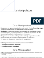 Data Manipulators