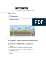 ACTIVITY 2: How Do I Work?: Objective: Explain The Processes Involved in Converting Geothermal To Electrical