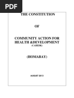 The Cahedkenya Constitution