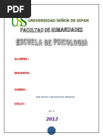 Diccionario de Comportamientos - EVALUACIÓN Y SELECCIÓN DE PERSONAL