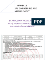 Mpmec12 Industral Engineering and Management