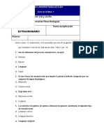 Expresión Oral y Escrita ExtRAORDINARIO