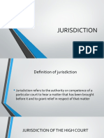 Jurisdiction