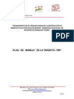 Plan de Manejo de La Tránsito - PMT