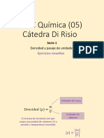 Cátedra Di Risio CBC Química (05) : Densidad y Pasaje de Unidades