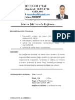 Curriculum Vitae: Urb. Derrama Magisterial - MZ U2 - LT 04 Chiclayo E-Mail: Celular: 920300707