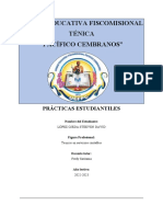 Unidad Educativa Fiscomisional Ténica "Pacífico Cembranos": Prácticas Estudiantiles