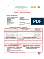 "Todos, Algunos Ninguno": I. Datos Informativos