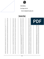 Full Syllabus: Test Paper No-02 by Dr. Rishabh Choubey Sir