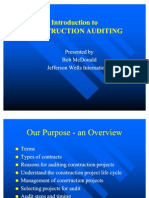 Construction Auditing