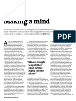 2022-02-19 New Scientist - Making A Mind