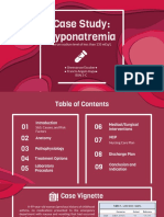 Case Study: Hyponatremia: Bicol University College of Nursing