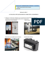 Informe de Taller 9 Automatización Quemador de Combustión Atmosférico